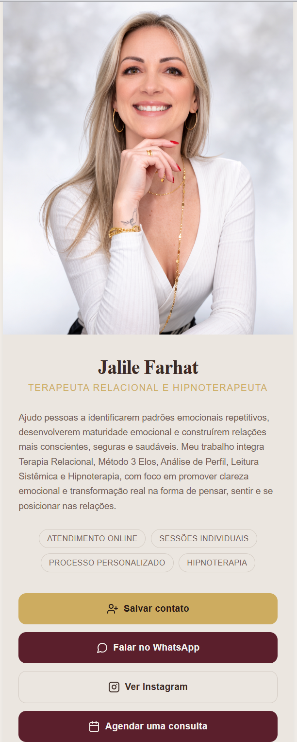 Jalile Varago — Cartão Interativo